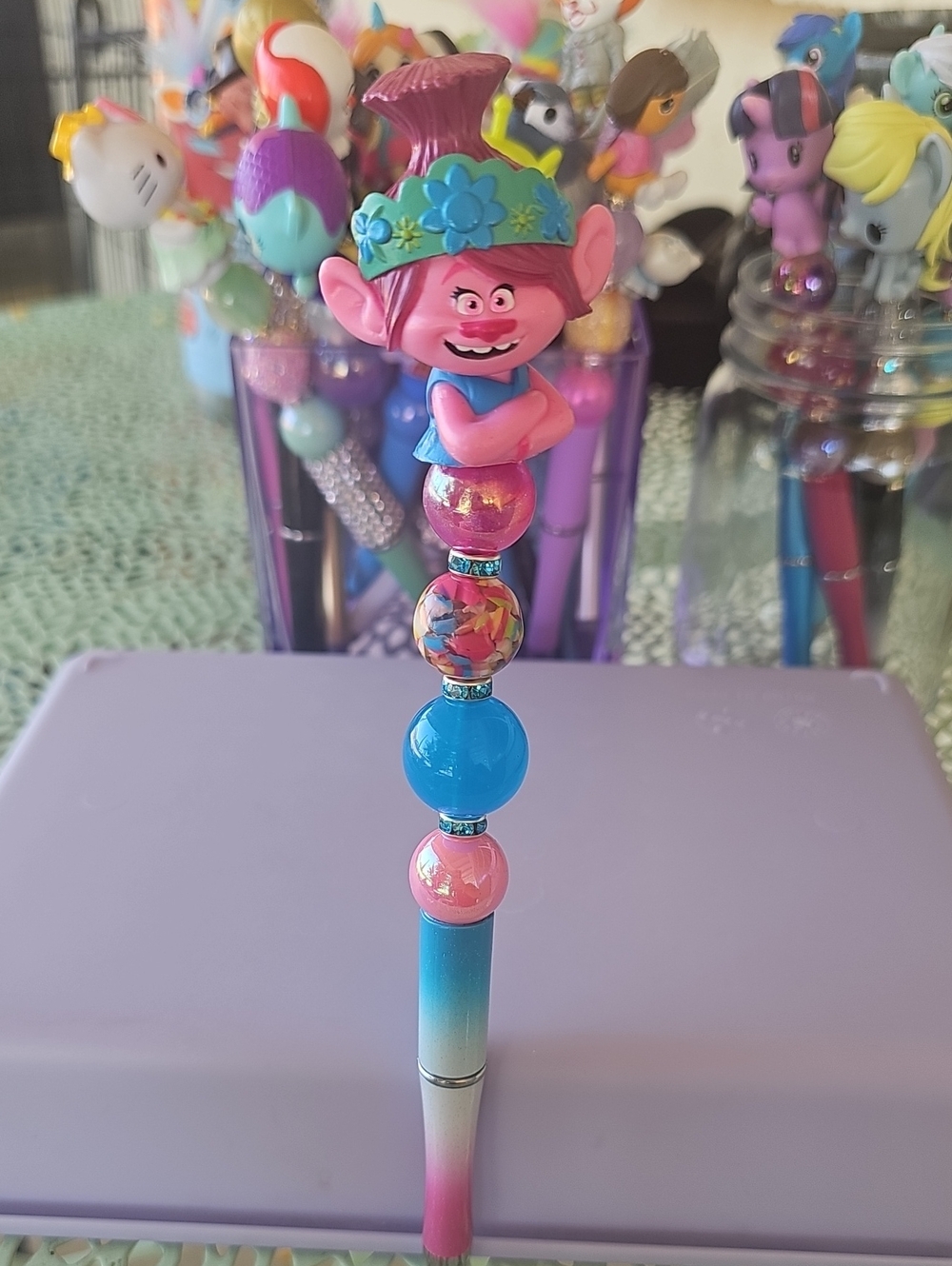 Trolls Poppy Custom Beadable Pen